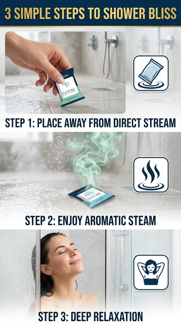EELHOE Shower Tablets Keep Fragrance Aromatherapy Shower Tablets Deep Cleansing Relaxing Spa Shower Tablets