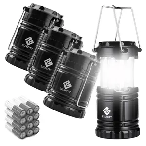 Etekcity Camping Lanterns, Battery Powered LED Emergency Lights for Hurricane Supplies, Tent Gear, Power Outages & Survival Kits