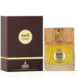 Kefi Frappe Eau de Parfum Spray 100ml (3.4 oz) by Elite Risala | Sweet, Roasted & Irresistibly Cozy