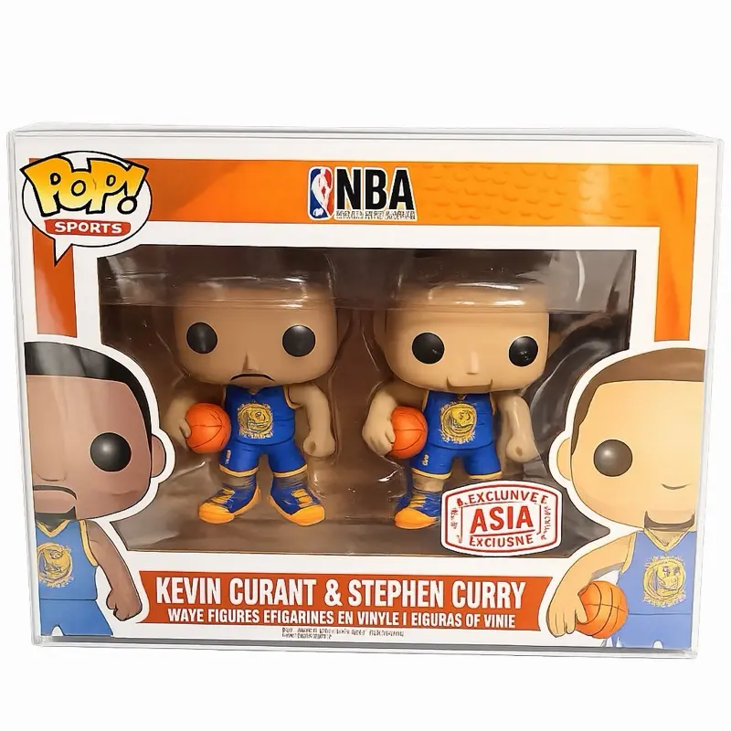 Funko Sports Kevin Durant & Stephen Curry 2-Pack Vinyl Figure Exclusive Set - New, Asia Unreleased, Collectors Item, Choking Hazard Small Parts, Rare Find