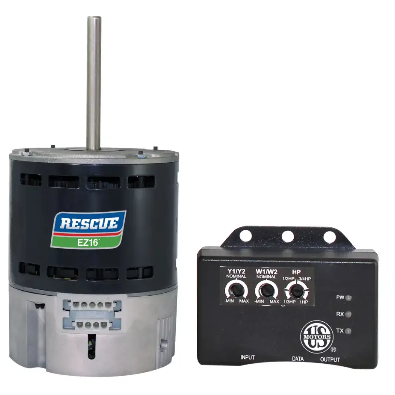U.S. Motors - Rescue EZ16™ Blower Motor - ECM 115/208-230 VAC 1,075 RPM 1 1/3 HP