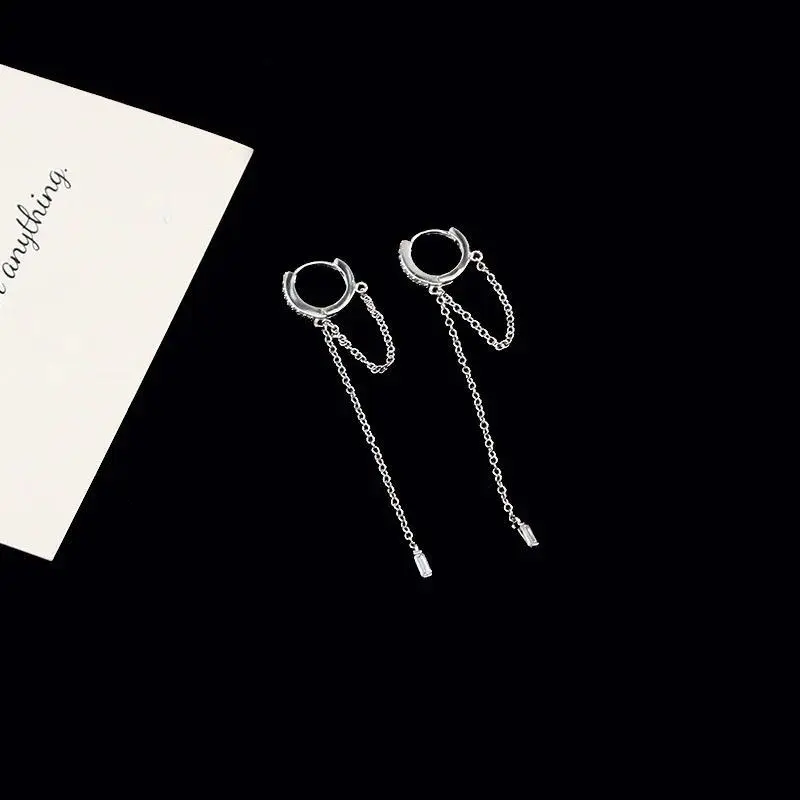 Women's 925 Sterling Silver Letter Motif Stud Earrings, Elegant Daily Fashion Jewelry for Adult Women, Adults