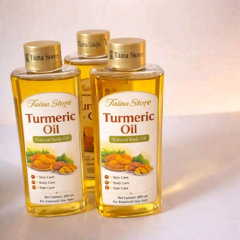 3pcs Turmeric vitamin C shiny Oil.