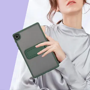 Solid Color Soft TPU Tablet Case with Kickstand, Shockproof Tablet Protective Cover, Tablet Protector for Samsung Galaxy Tab A7 Lite
