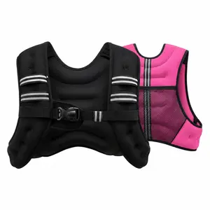 [Memorial Day Sale] Adjustable Weighted Vest for Men, 10/12/15/18LB Heavy Duty Rucking Vest for Strength Training, Running, Cardio, with Reflective Stripe & Secure Phone Pouch, Workout Gear for Home & Outdoor