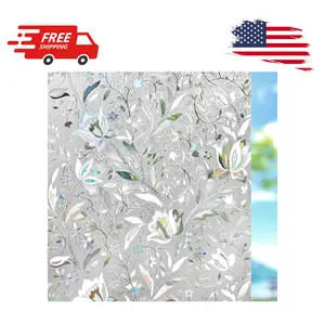 Window Film, Window Privacy Film, Window Vinyl Glass Covering (17.5 x 78.7 inch)