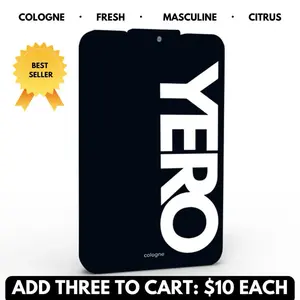 YERO Scent Slip Pocket Cologne - Masculine Fresh Citrus Fragrance, Portable Design, Perfect for On-the-Go Use, 10ml