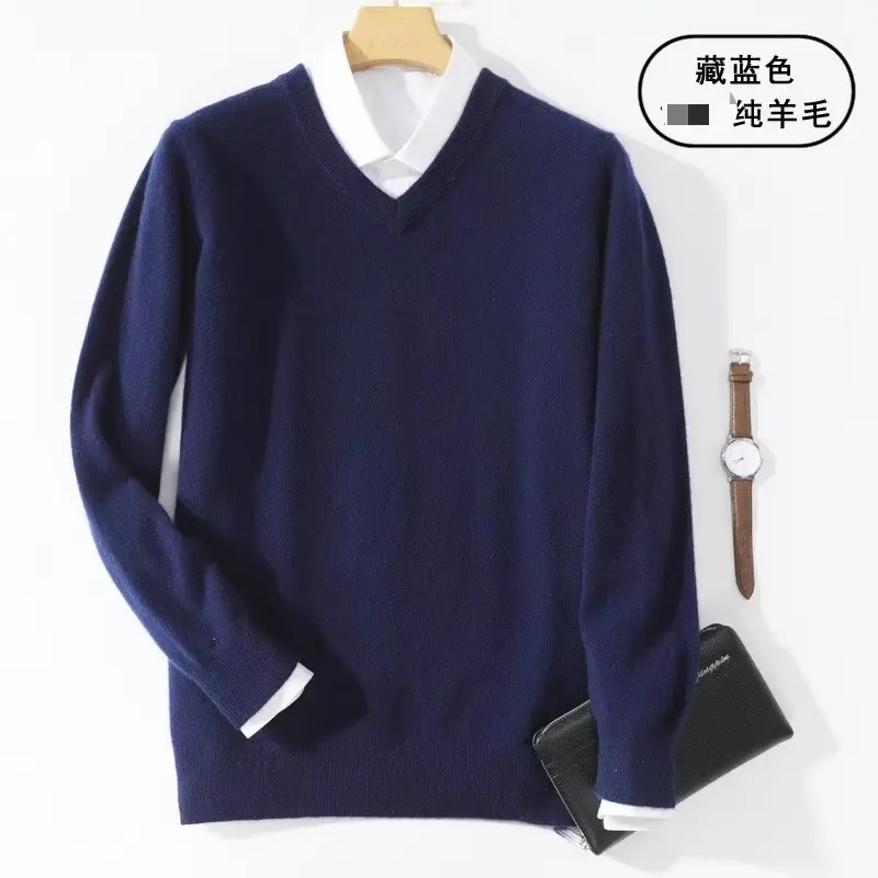 Navy blue [V neck]