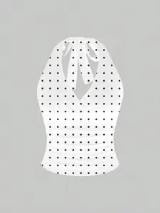 Elegant Summer Fall Women's V Neck Top, Polka Dot Design, Casual & Stylish, Perfect for Daily Wear, Trendy Ladies' Clothing