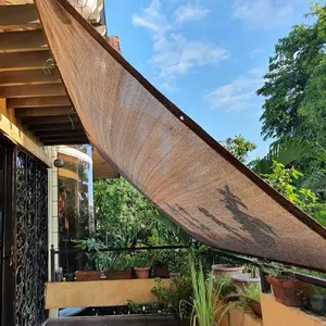 Ultimate Balcony Privacy Screen Shade, 6'6"x9'9" UV Protection Sunshade Canopy Umbrella for Outdoor Patio, Garden, Sunshade Canopy Umbrellas