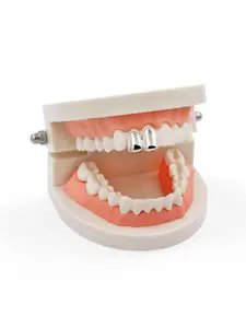 Trendy Teeth Grills, Punk Street Style, Unique Fashion Accessory, Real Gold Plated, Confidence Boosting Jewelry