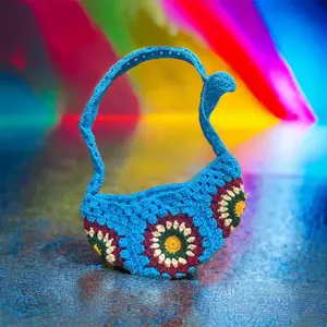 Gorgeous goddess crossbody granny square bag