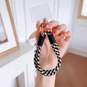 short /Long Phone Lanyard Wrist Strap Woven Phone Lanyards Creative Keychain Hanging Rope Anti-lost Security Wristband Wristlet Strap Phone Accessories Mobile Phone Lanyard Mobile Phone Accessory Phone Charm
