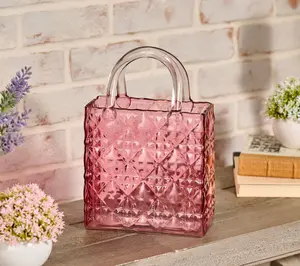 12" Pretty Purse Glass Vase by Valerie