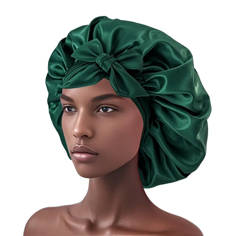 Dark green hat
