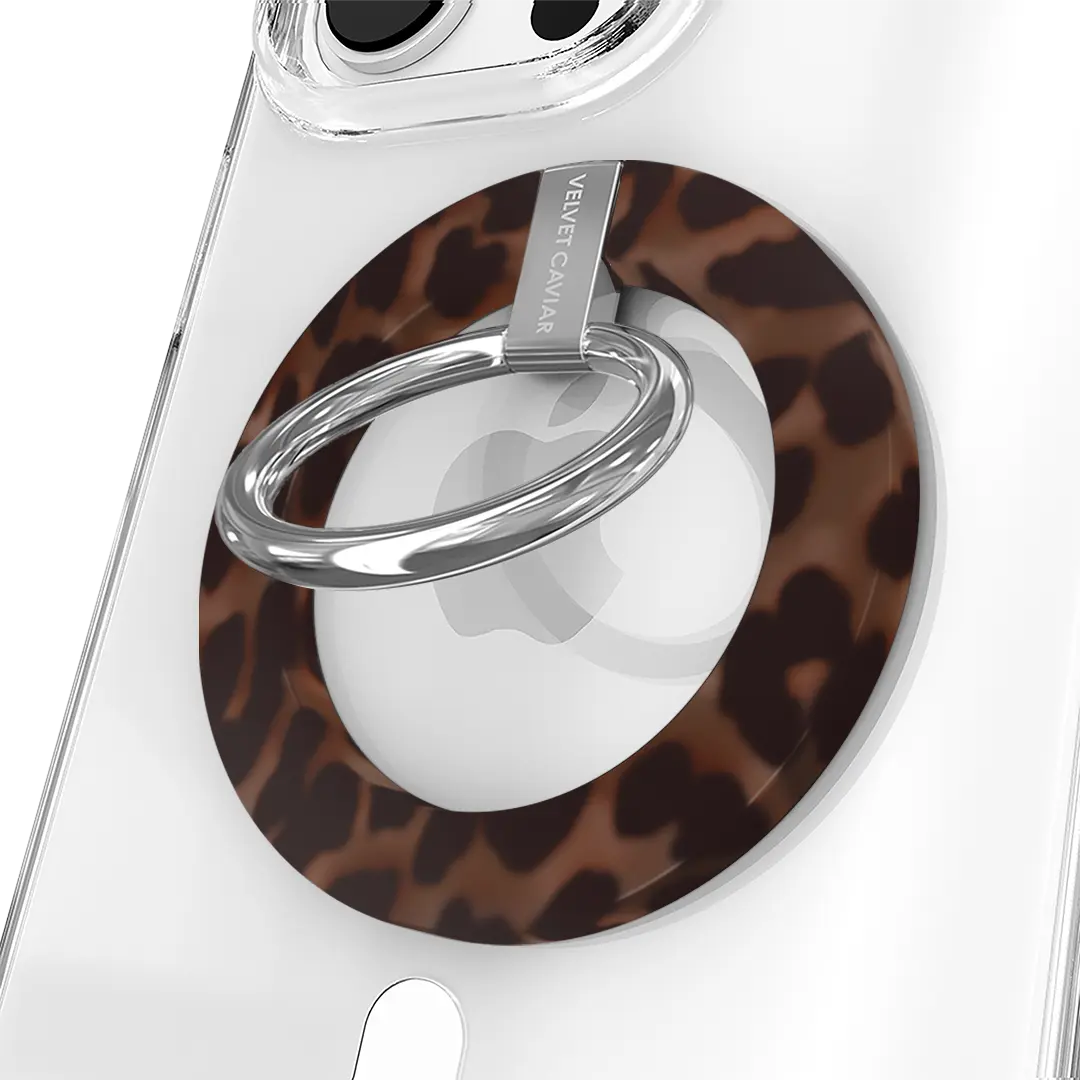 Velvet Caviar It Girl Leopard MagSafe Grip Ring - Secure Magnetic Phone Grip & Stand for iPhone Velvet Caviar It Girl Leopard MagSafe Grip Ring - Secure Magnetic Phone Grip & Stand for iPhone