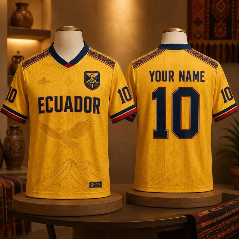 Personalized Ecuador Soccer Jersey GIFT FOR TRUE FANS, Gift for Football Fan