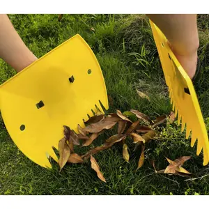 Outdoor leaf rake for foreign trade, plastic rake for gardening, used to collect fallen leaves in the garden, garden tool