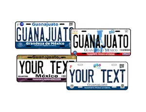 Personalized Guanajuato State Decorative Aluminum Car Plate