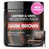 FORTIVO Leather Recoloring Balm (250ml / 9 oz) - Color Restorer, Scratch Remover, Couch Paint and Repair, Leather and Vinyl Balm for Furniture