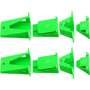 Fabric Tube Maker Set for Fabric Roll Rugs, Sewing Tube Maker for Rug, Bias Tape Maker for DIY, Making Roll Rugs Easier, 676226, Patented Design (Green)