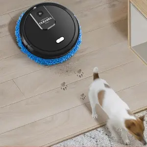Robotic Vacuum Cleaner, Smart Household Appliance for Sweeping and Wet Mopping Floors
