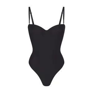 SKIMS BODY UNDERWIRE THONG BODYSUIT | ONYX SKIMS BODY UNDERWIRE THONG BODYSUIT | ONYX