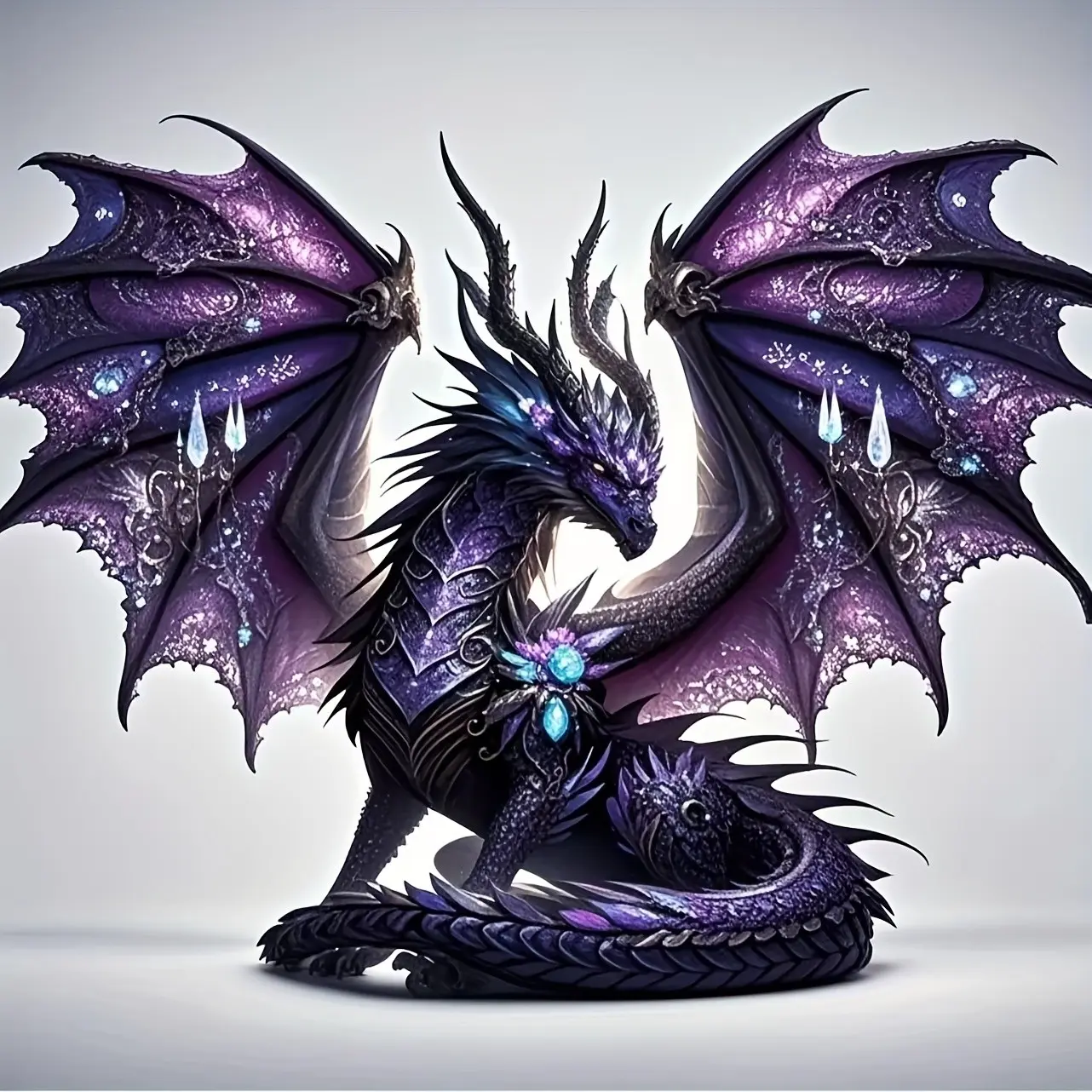 6inch Dark Dragon vinyl Decal, Car Sticker for Laptop, Bottle, Truck, Phone, Motorcycle, Window, Wall, Cup Decals, Window Decal, Motorcycle Decal, Dark Design, Artistic Decal, Durable Vinyl, Adhesive Decal, Decorative Sticker, Office Workers, Car