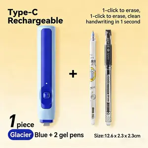 Heated Erasable Pen Set – 1-Second Clean Delete | Reusable Writing System with Special Ink | No Residue, No Mess