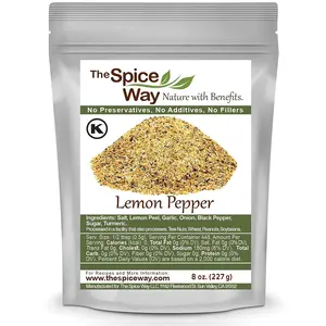 The Spice Way Lemon Pepper Seasoning Blend - Pure, Kosher, No Additives