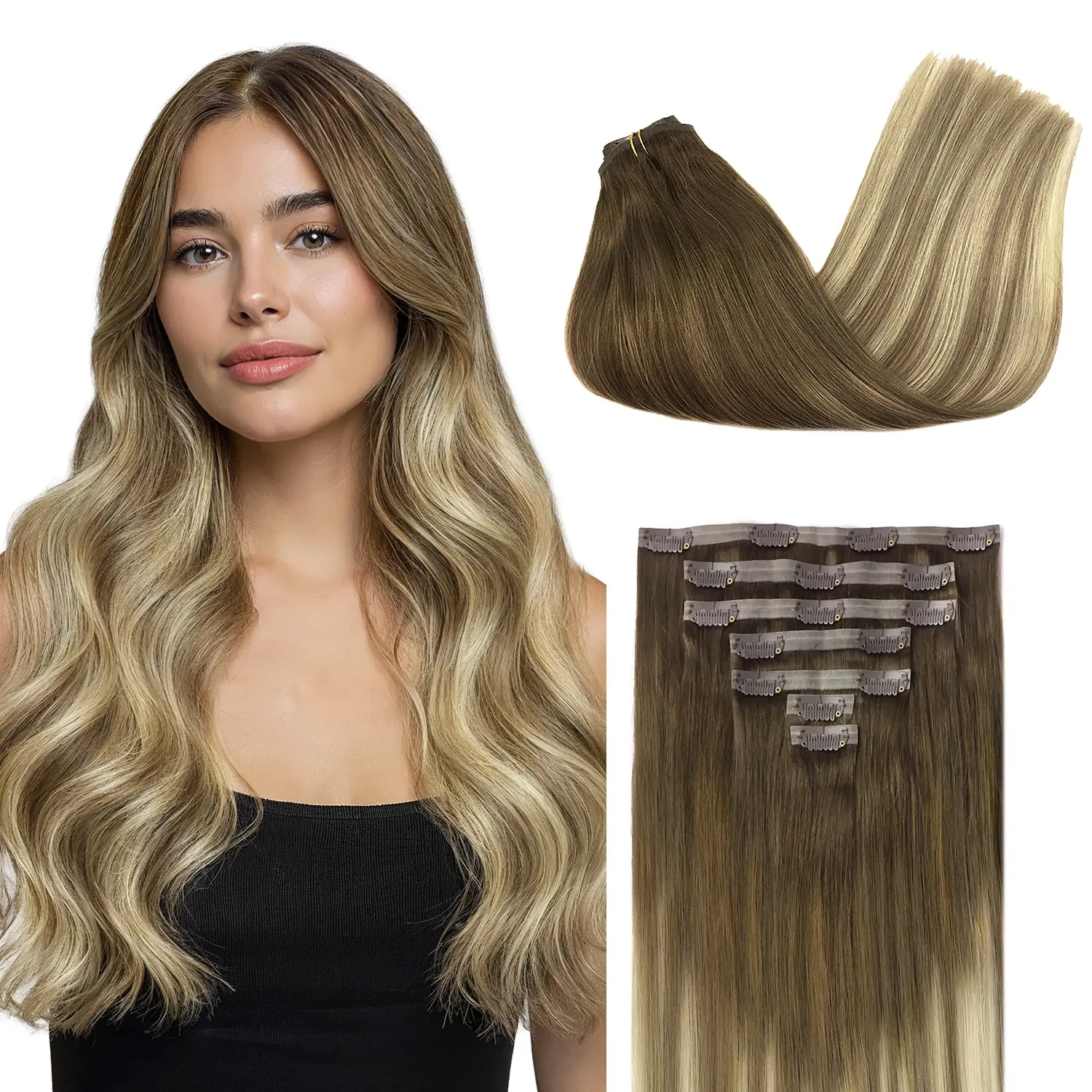 Bleach Blonde Balayage (3/8/613)