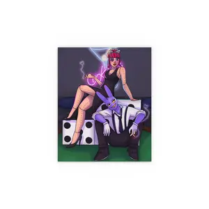 The Amazing Digital Circus Jax and Ragatha Bar Scene - TADC Bunnydoll Poster
