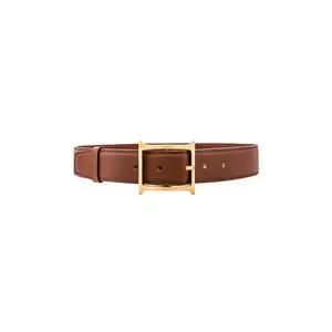 Helsa Logo Contrast Belt in Brown