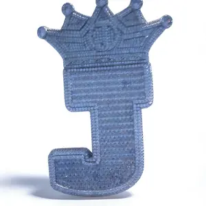 2344 Bust Down Letter J Pendant - Hip Hop Royalty Complimentary shipping