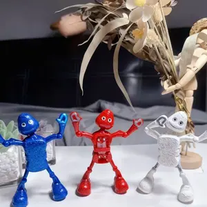 Funny Dancing Robot Prank Toy, Wind-Up Spring Dance Machine, Cute Little Dancer Figurine, Christmas Gift, Halloween Present