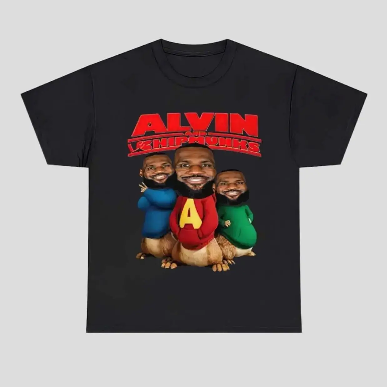 Lebron James Alvin And Chipmunks Shirt graphic tee PA5
