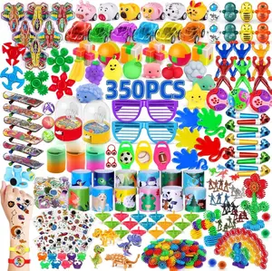 350pcs Party Favors for Kids 3-5 4-8 8-12, Goodie Bags Stuffers, Pinata Stuffers Fillers, Treasure Box Toys for Classroom Prizes, Carnival Prizes Birthday Easter Bulk Holiday Supplies