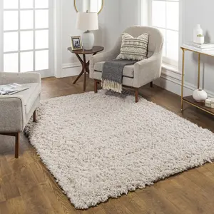 Livabliss Angora Plush Area Rug, Soft Household Textile for Living Room Decor