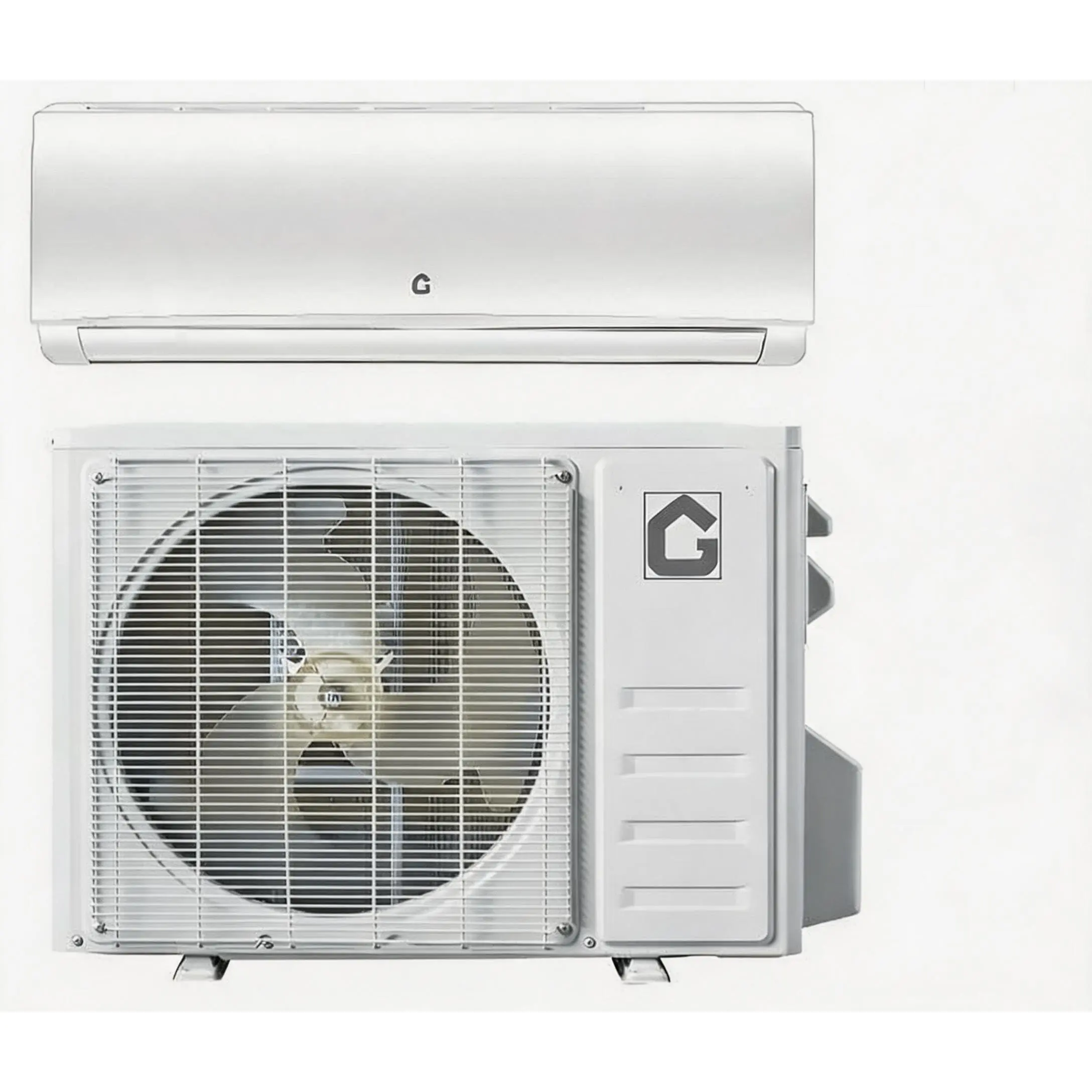 12,000 BTU Split Air Conditioner for Home Cooling, 21 SEER2, 115V, R32 Refrigerant, WiFi Enabled, Turbo, Auto Mode, Independent Dehumidification, 24H Timer, Smart Sleep, ECO Mode, 4-Way Swing, Louver Position Memory, Safety Features, Wifi Control