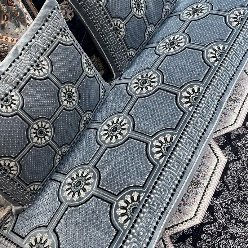 Mazar Rugs Posh Toshak Afghani Mattress Cover - Lightweight, Soft, Breathable, Cooling Bedspread with Universal Multi-Size Fit for Living Room Bedding