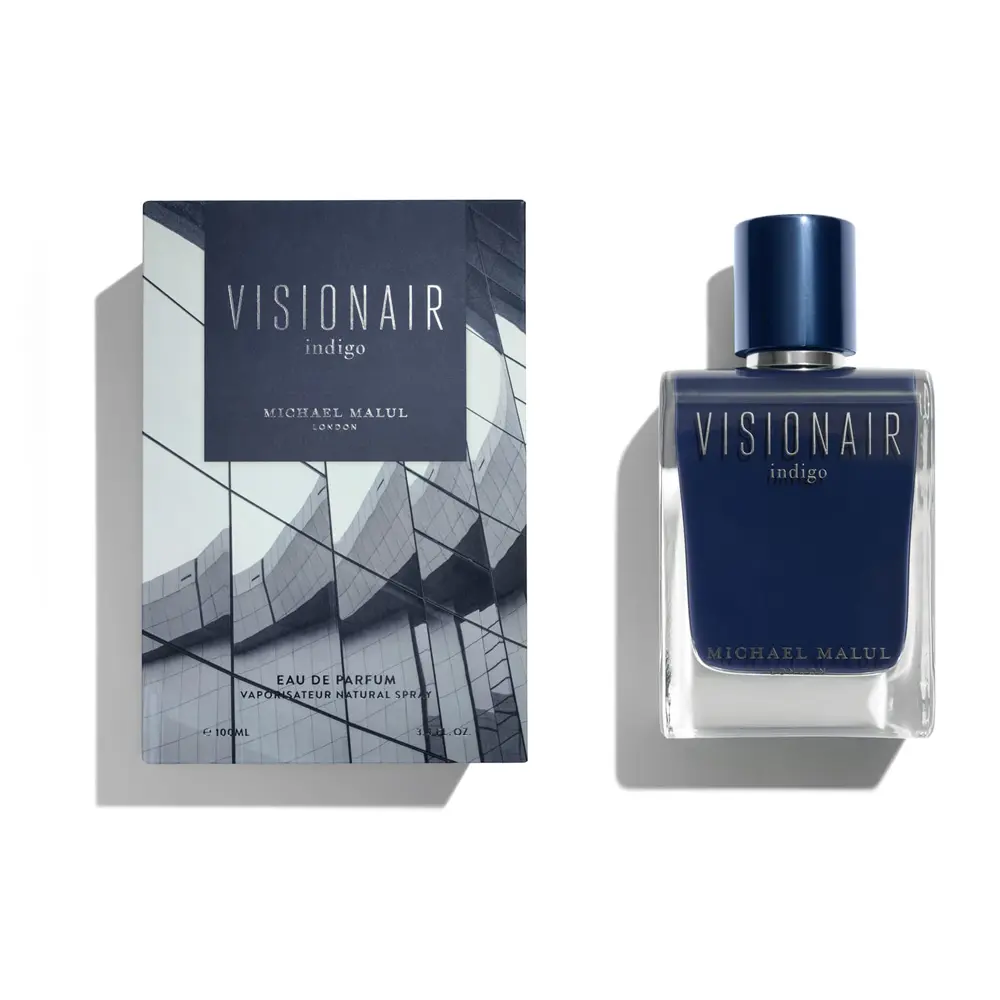 London Visionair Indigo by Michael Malul Eau de Parfum 3.4 oz For Men