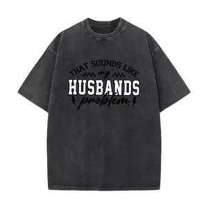 Vintage My Husbands Problem Snarky Humor T-shirt Sarcastic Wife, Edgy Trendy Sarcasm Funny Husband Wife Shirt Funny Quote Trendy
