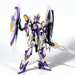 Shield Knight Achilles Mecha Assembly Model Figure, Manual DIY Medieval Knight Robot Building Kit, High-Detail Collectible Action Figure