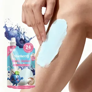 Blueberry Body Lotion 100g Moisturizing Deep Nourishing Brightening Scented Full-Body Skincare for Dry Skin