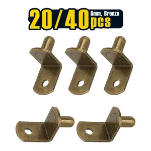 L-Type Board Holder in Antique Bronze Color, 6mm Thickness, Durable Design for Secure Placement, Ideal for Various Applications