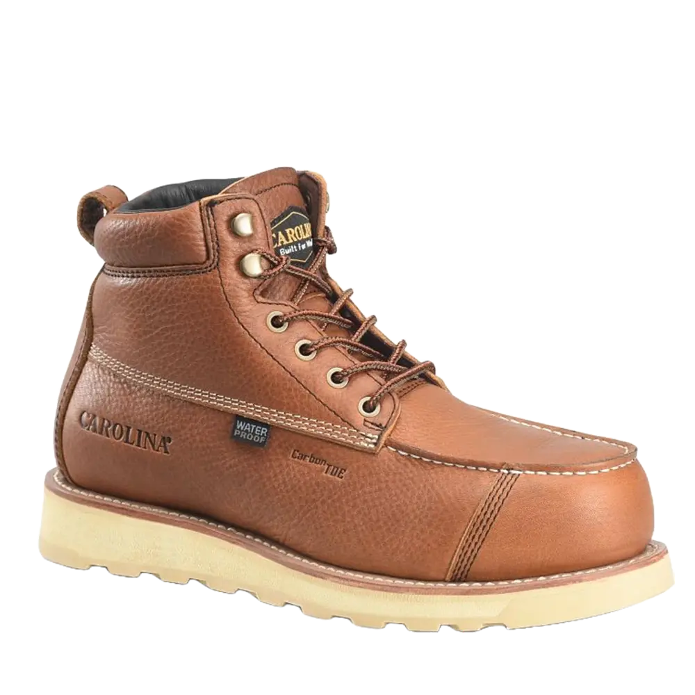 Carolina Men's 6" Carbon Composite Toe Waterproof Tan Boots CA7570