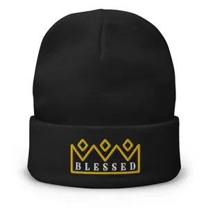 VIRAL BLESSED Embroidered Beanie