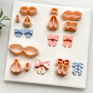 BOWS Polymer Clay Cutter Set Jewelry Making Pottery DIY Handmade Earrings Clay Tools