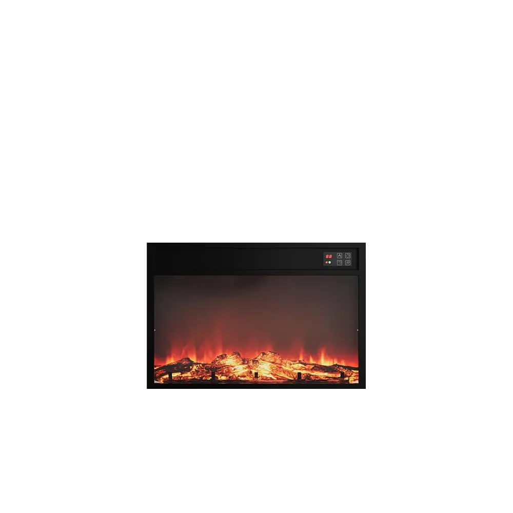 36" Width Farmhouse Electric Fireplace - TV Console Console Table Compatible with 68" TV Stand, Adjustable Flame Colors, Customizable Heat Output