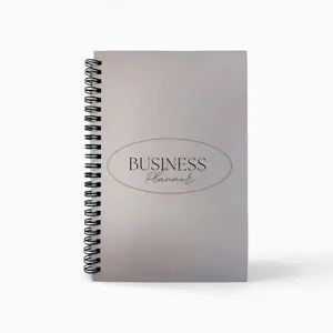 Business Plan Notebook, Elegant Design for Enhanced Efficiency, Simplifies Financial Management, Inventory Tracking, Project Planning